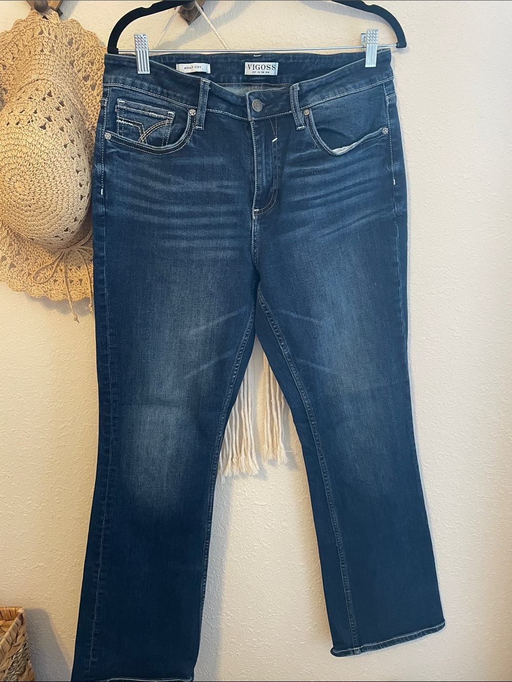 Vigoss Dark Indigo Bootcut Jeans
